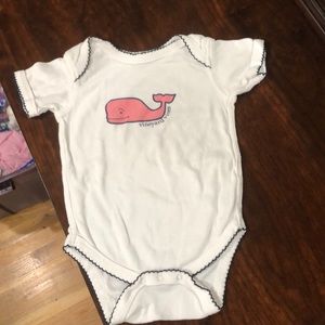 Vineyard Vines whale 18 month onesie